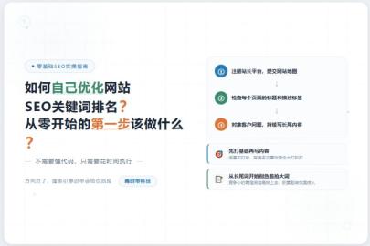 如何自己优化网站SEO关键词排名？第一步该做什么？